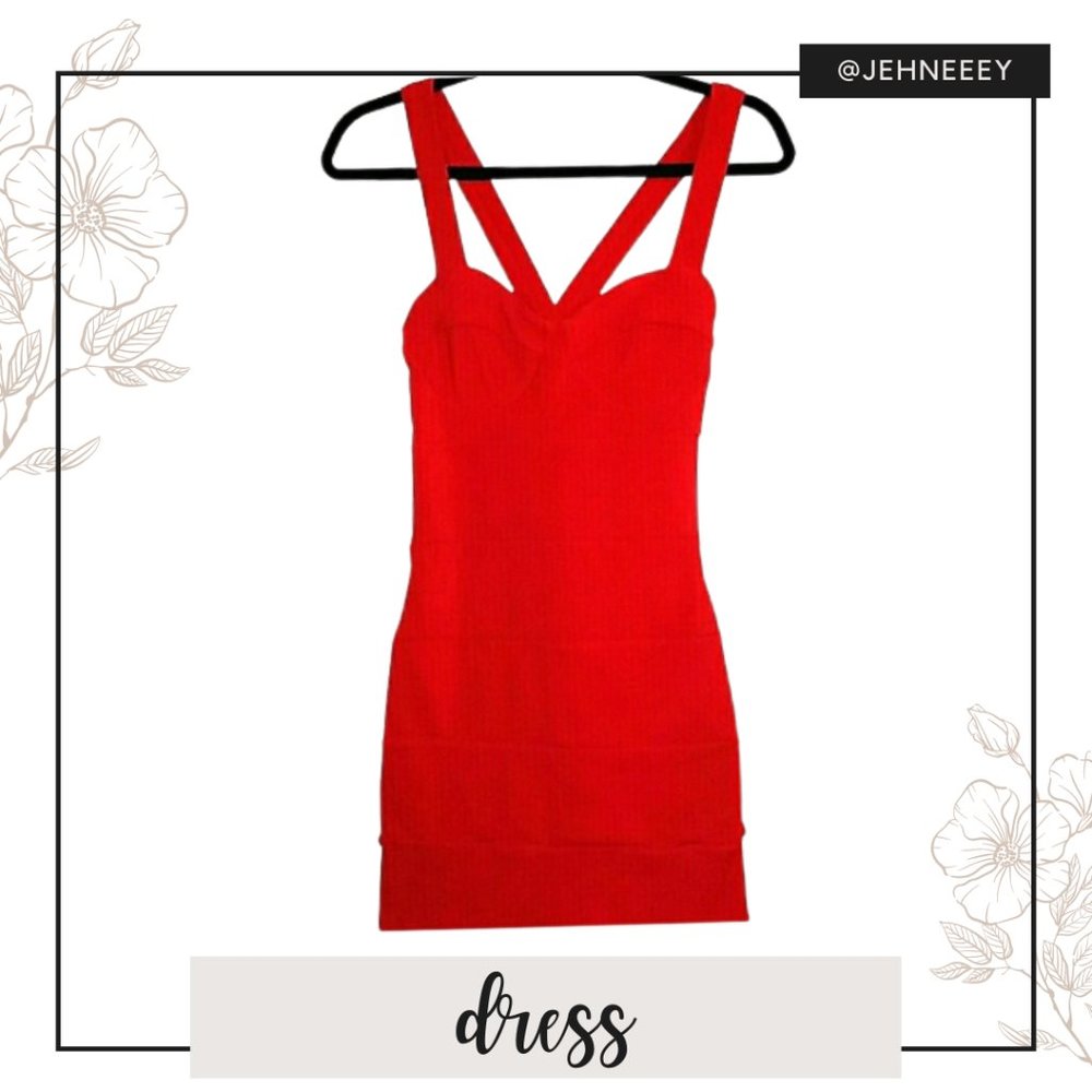 Asos Red Bodycon Dress